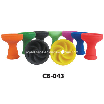 Cachimbo de água acessórios moda colorida Silicone Samsara Hookah Bowl